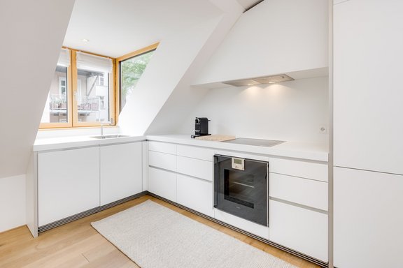 Weiße bulthaup-Küche