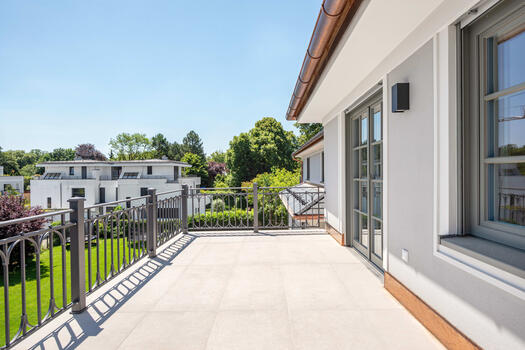 Sunlit terrace