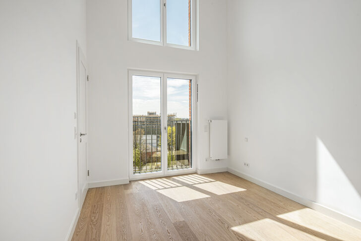 Schlafzimmer mit Schranknische