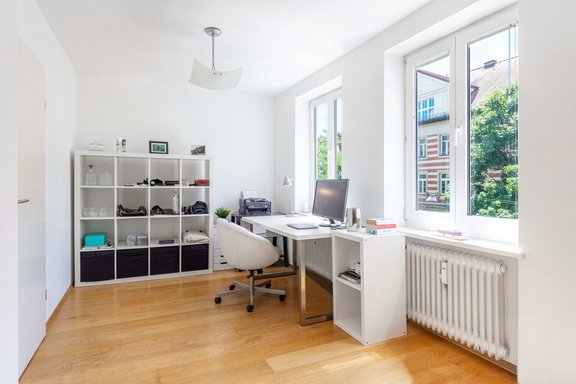 Arbeitsplatz im Wohnbereich