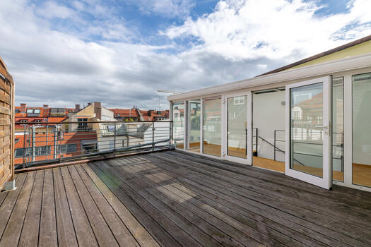 Roof terrace and winter garden