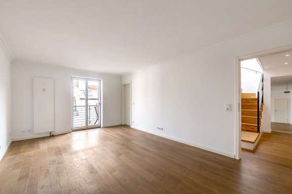 Schlafzimmer mit Bad en suite