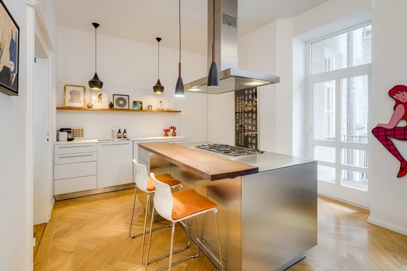 bulthaup kitchen with cooking island