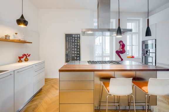 bulthaup kitchen with cooking island