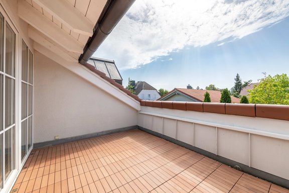 Sonnige Dachterrasse