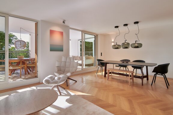 Elegant Chevron Parquet