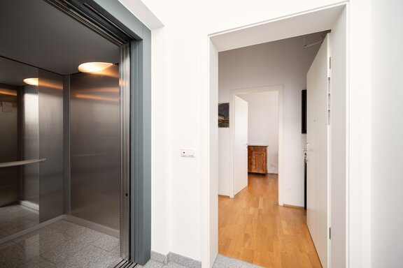 Lift bis vor die Wohnungstür