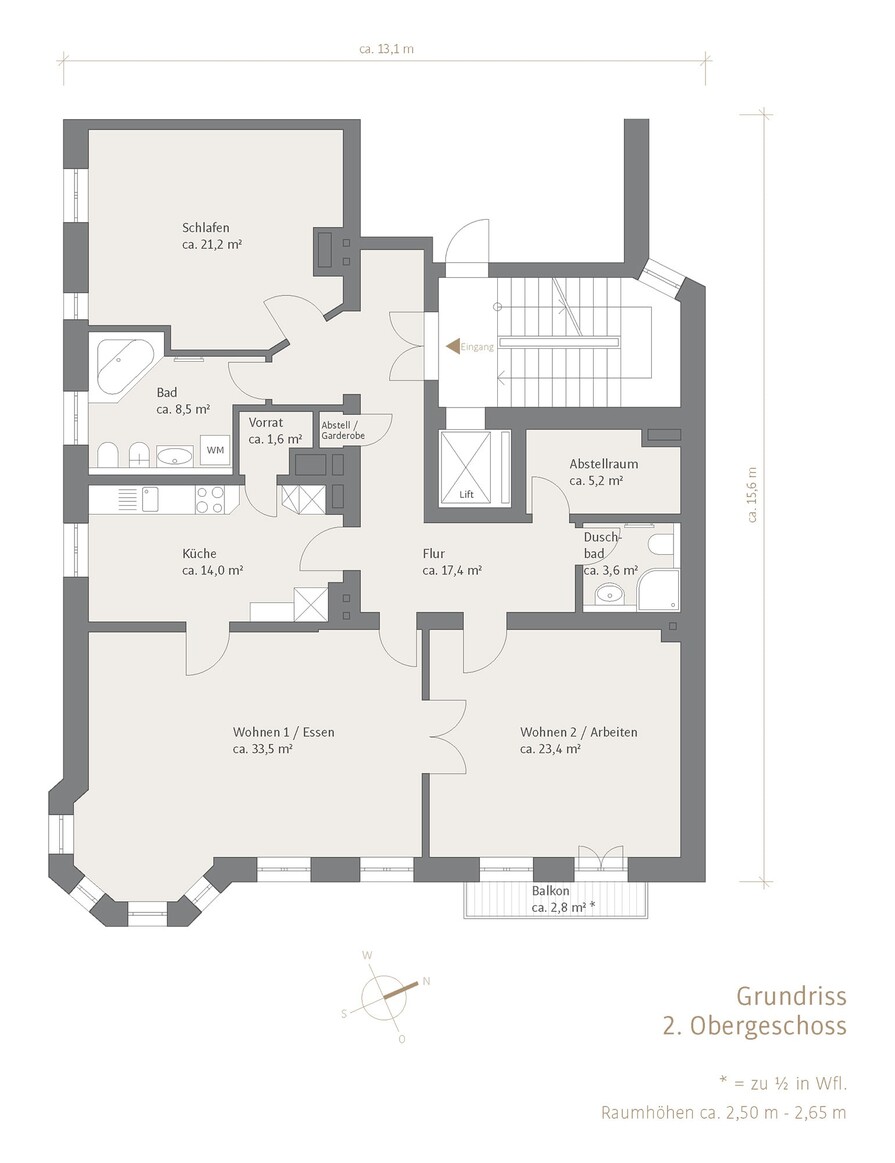 Grundriss 2. OG
