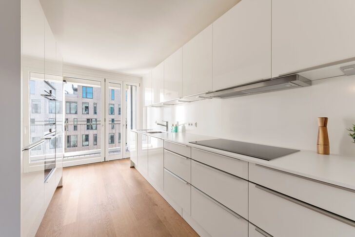 Küche mit Loggia
