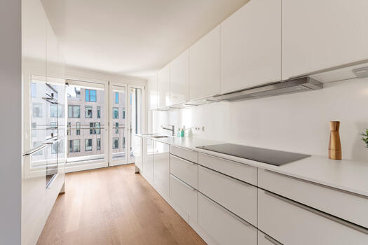 Küche mit Loggia