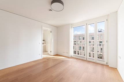 Schlafzimmer mit Bad en suite