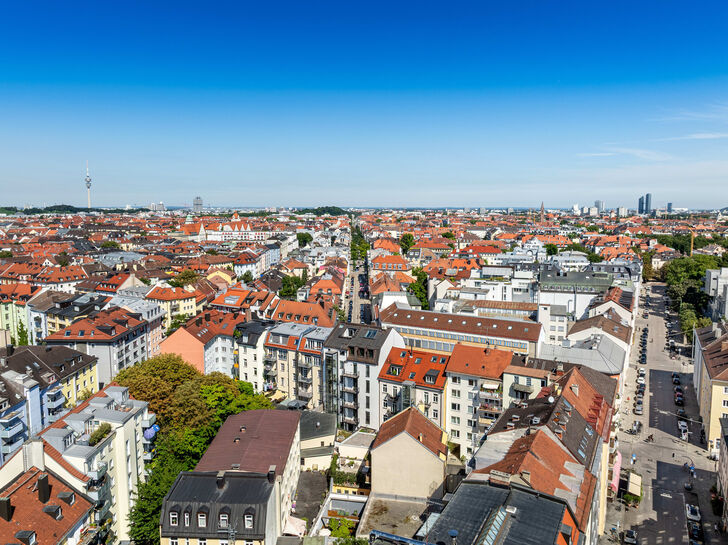Lage in angesagter Maxvorstadt