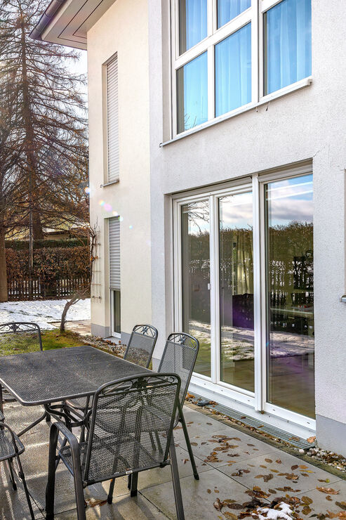 Sichtgeschützte Terrasse
