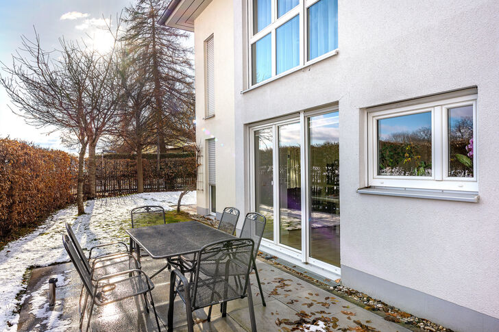 Sichtgeschützte Terrasse