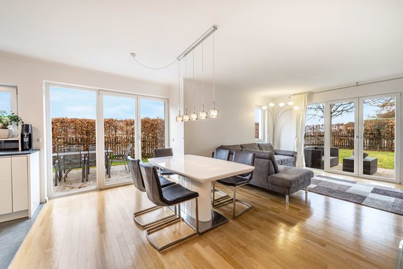 Eindrucksvolle Fensterfronten