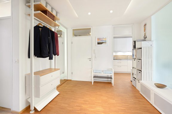 Um die zentrale Diele ordnen sich die Räume an