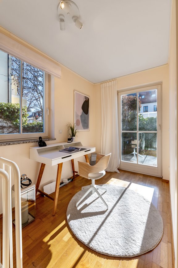 Arbeiten mit Südausrichtung