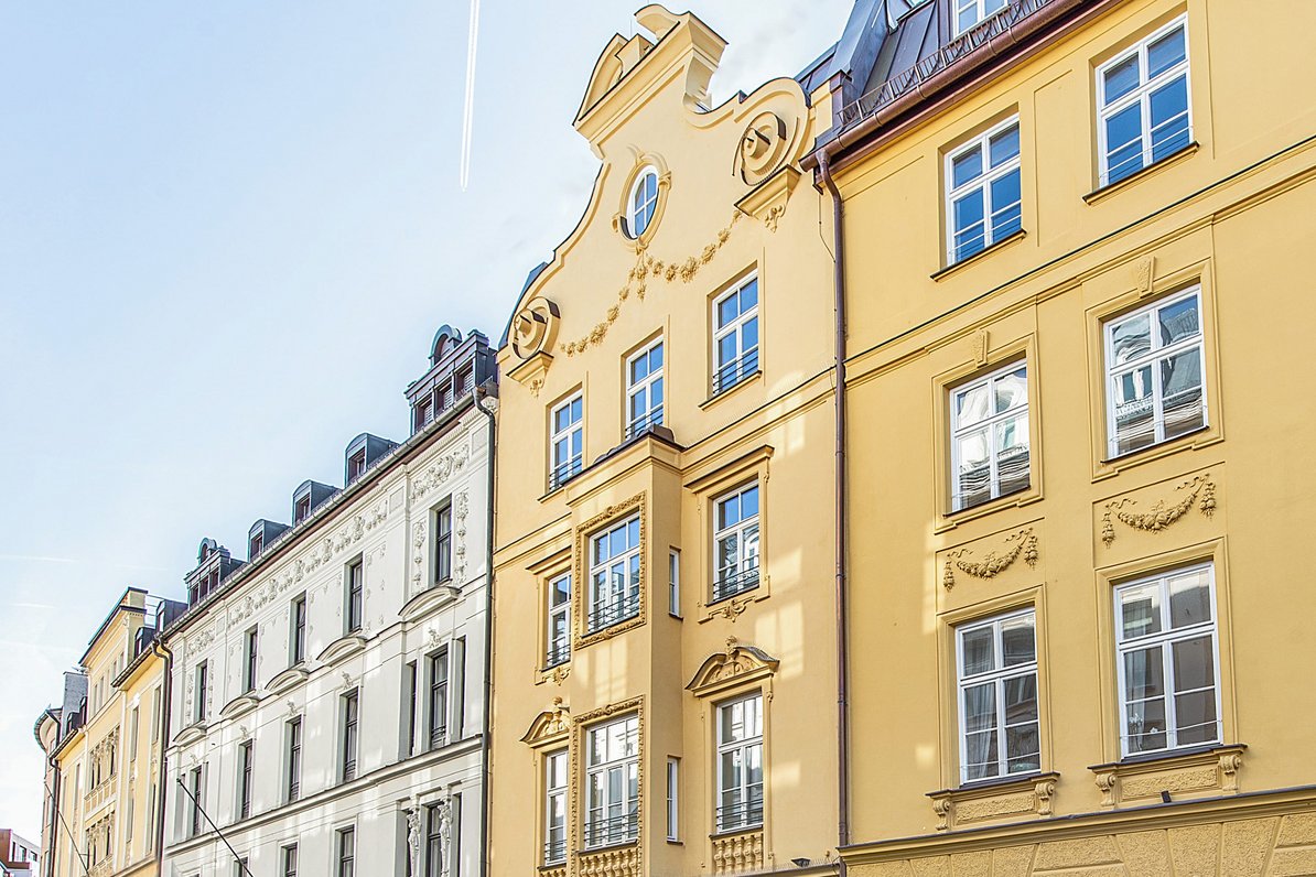 Repräsentative Hausfassade