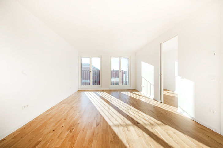 Master bedroom with walk-in closet