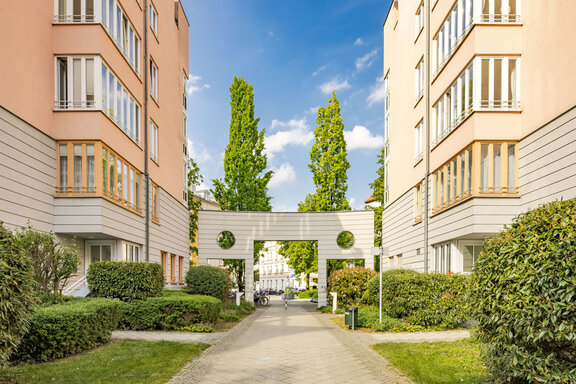 Quiet courtyard