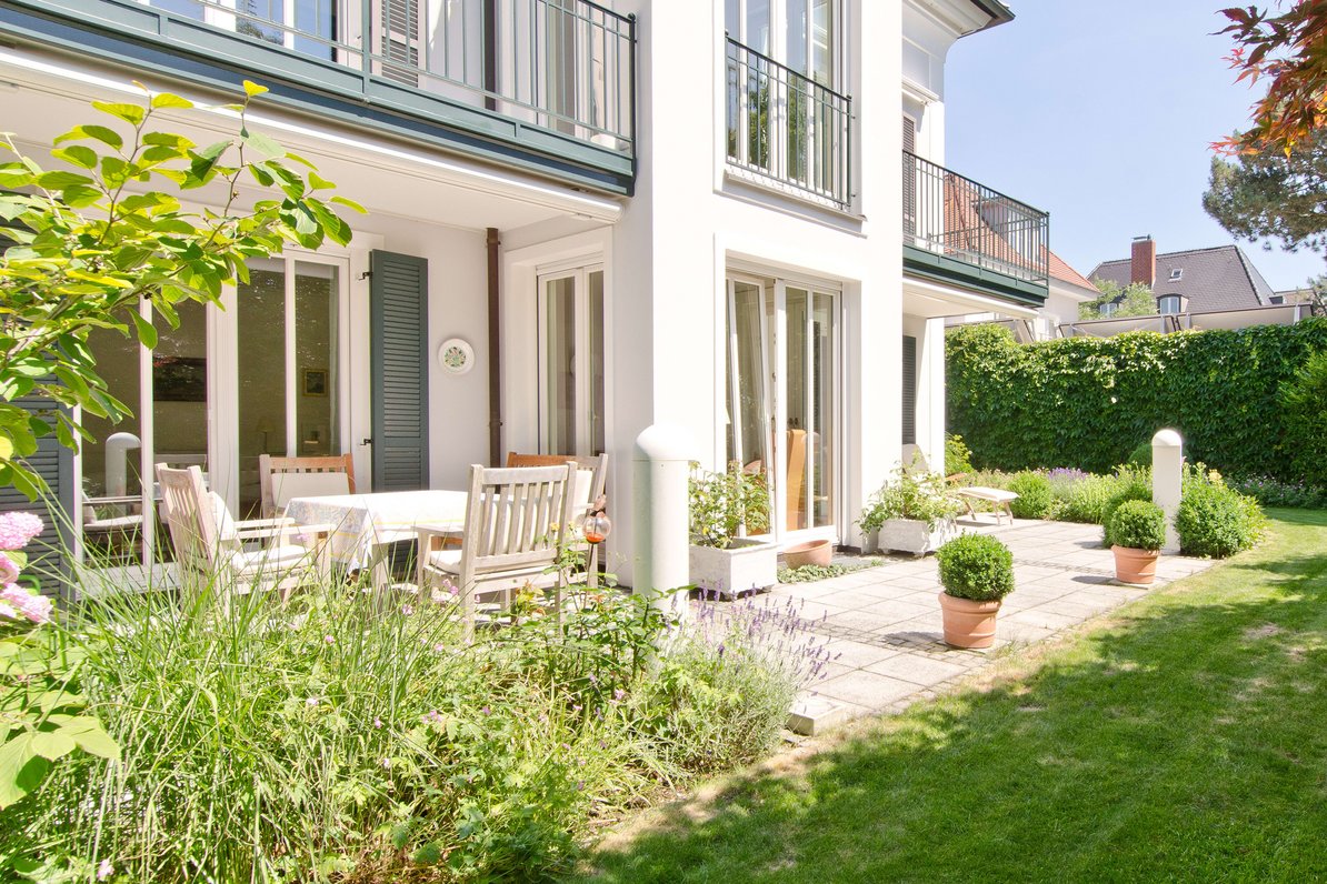 Garten mit Terrassen