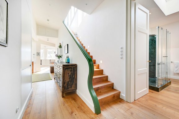 Stairway to the roof terrace