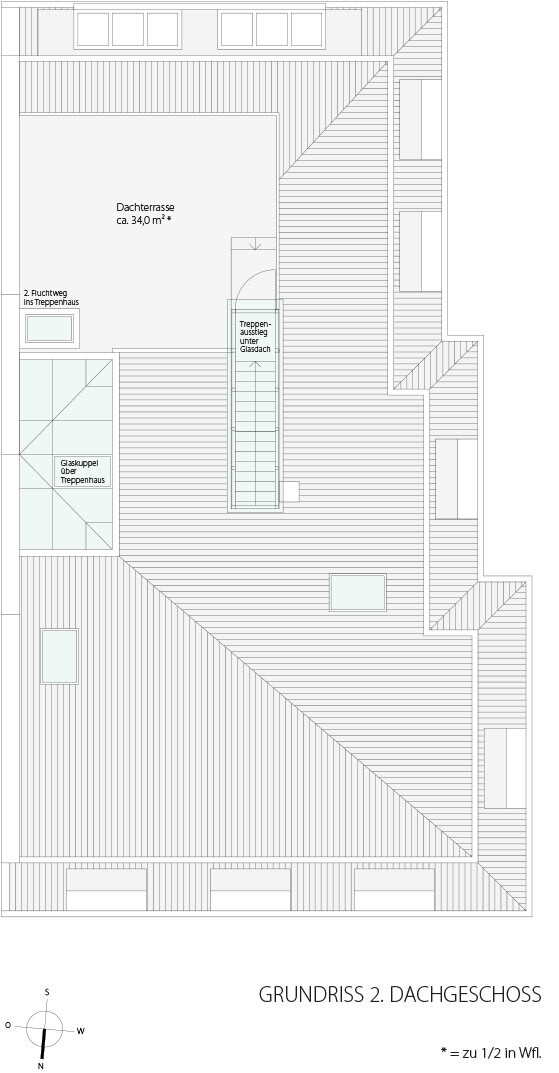 Grundriss 2 Dachgeschoss