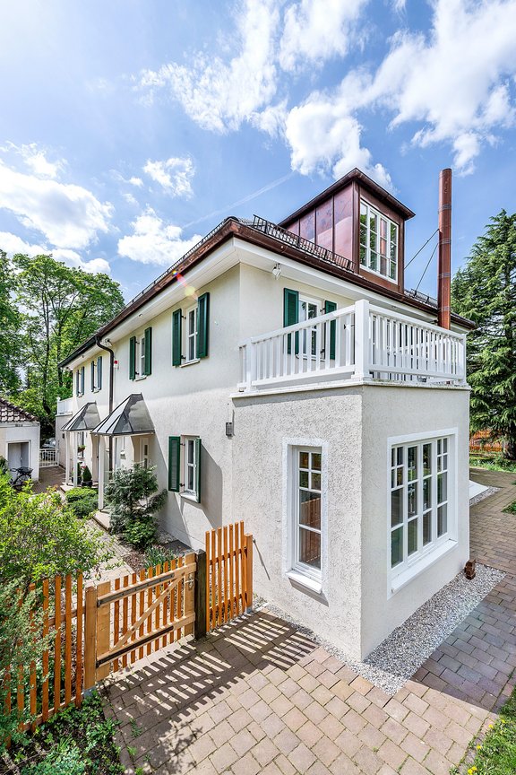 Side view of the house