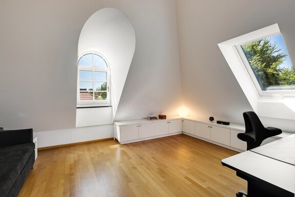 Light-filled attic