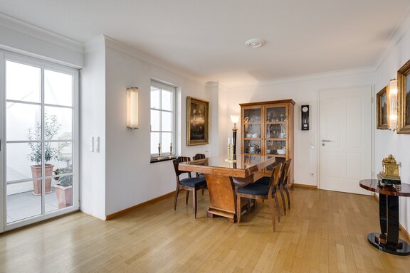 Dining area with outdoor seating
