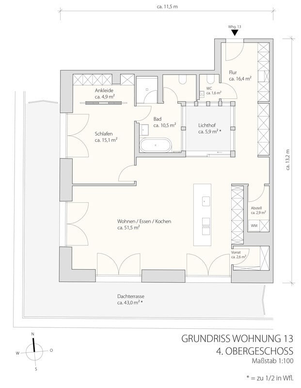 Grundriss 4OG