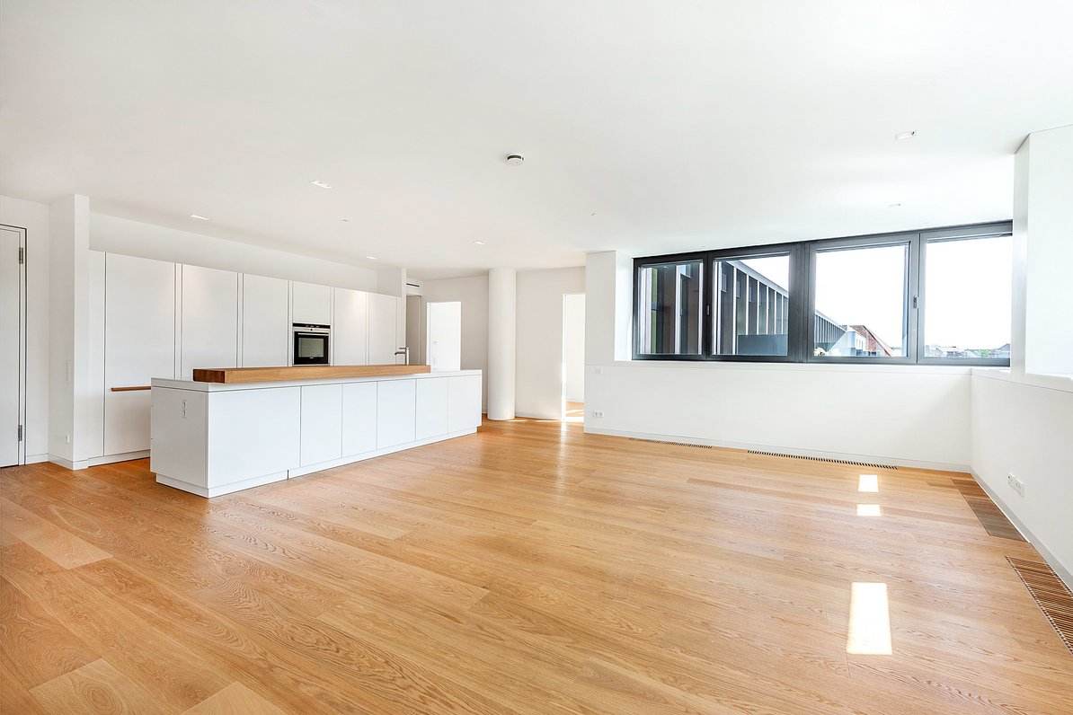 Open kitchen with cooking island