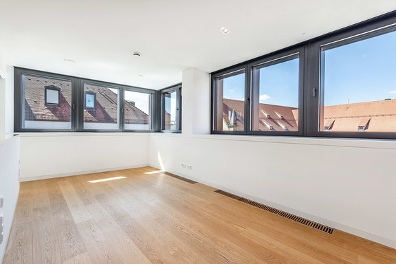 Schlafzimmer mit Bad en suite