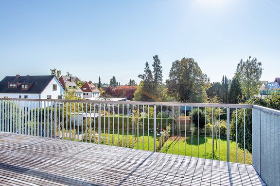 View into the garden