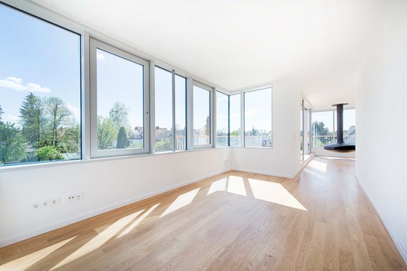 Lichtdurchflutetes Arbeiten