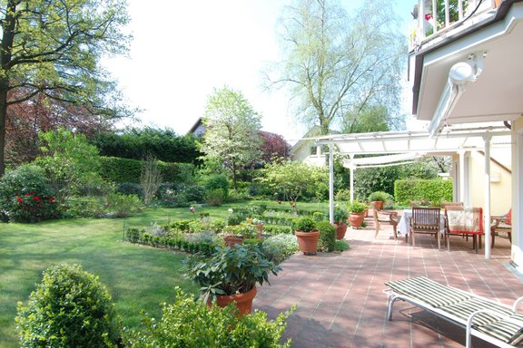 Blick in den herrlichen Garten