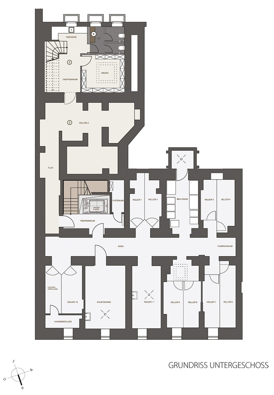 Grundriss Untergeschoss