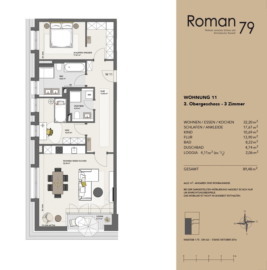 Grundriss Wohnung 11