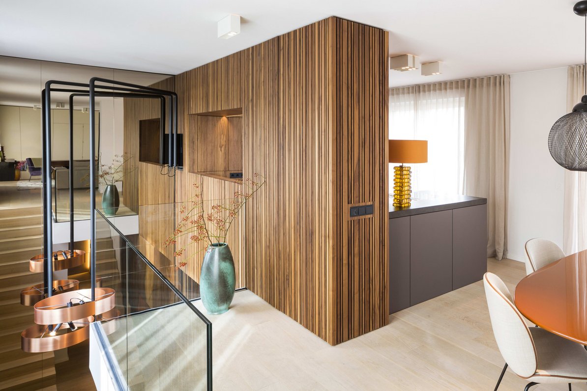 Maisonette-Etage vereint Wohnen, Essen und Kochen