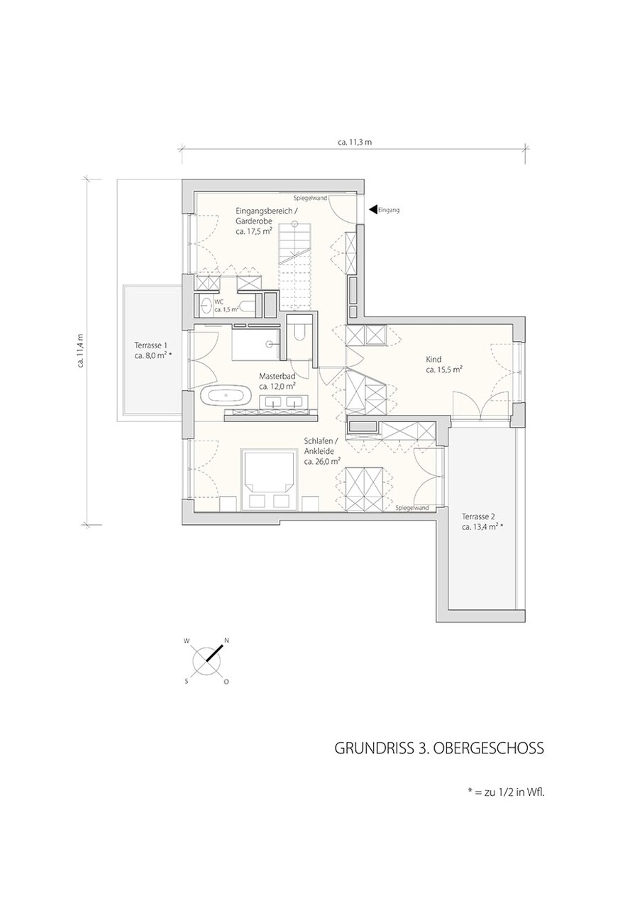 Grundriss 3 OG