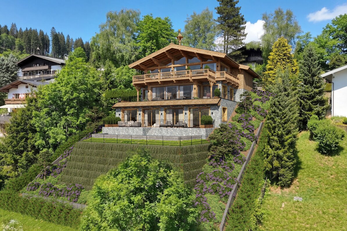 Visualisierung einer möglichen Chalet-Residenz