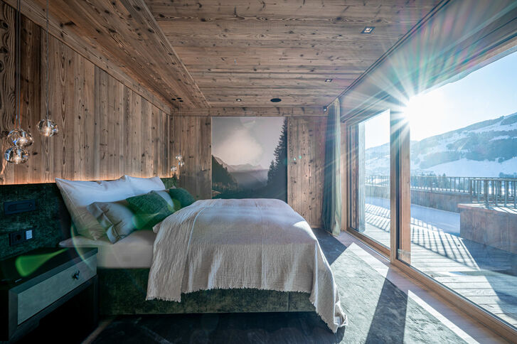 Aufwachen mit Bergblick