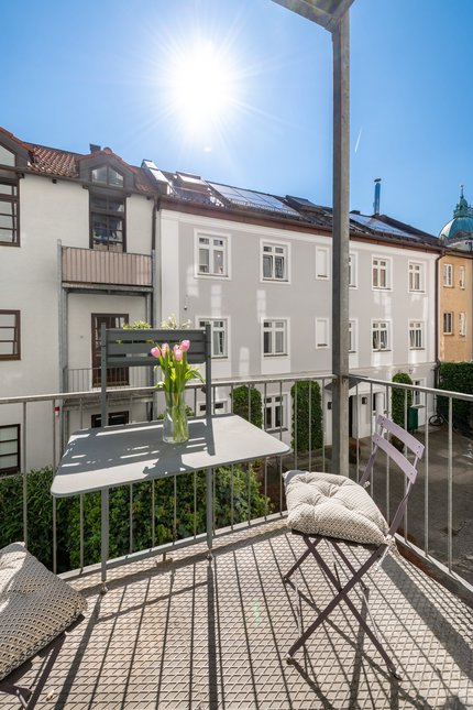 Charmanter Ost-Balkon