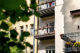 Balkon zum Innenhof