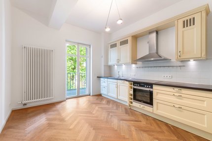 Wohnküche im Landhausstil