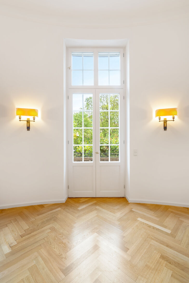 Herrschaftliche Raumhöhen von über vier Metern