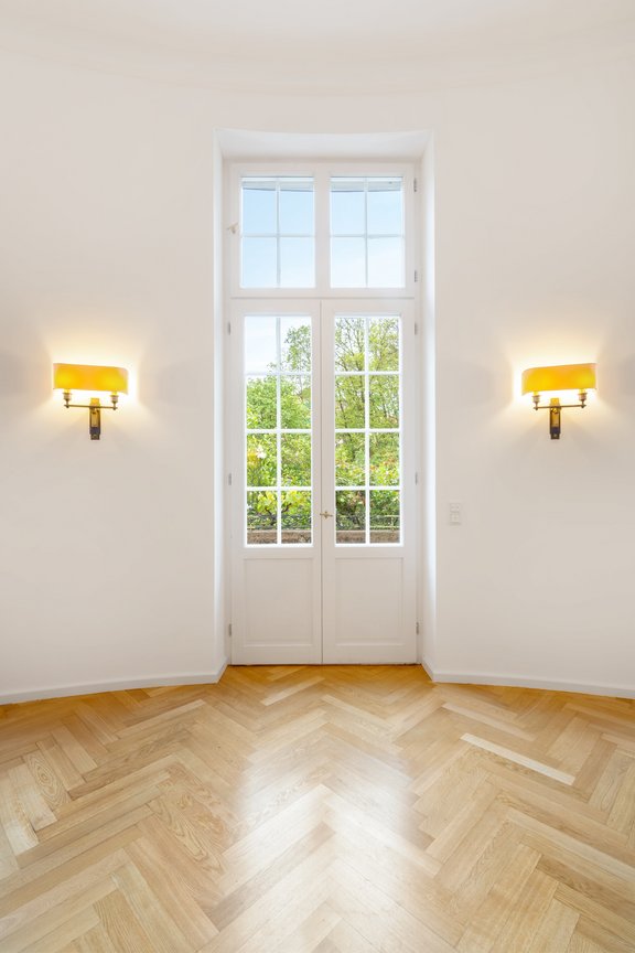 Herrschaftliche Raumhöhen von über vier Metern