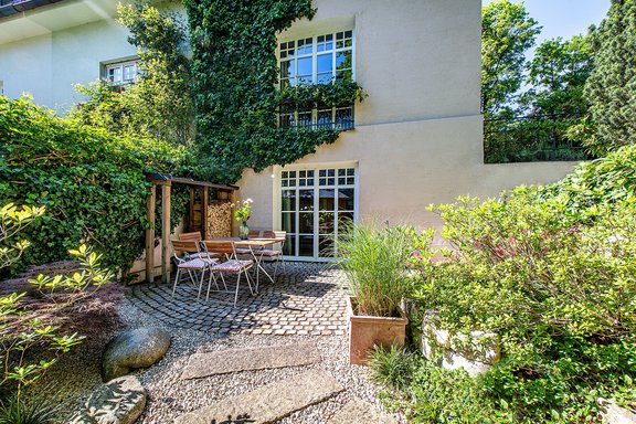 Hinreißender Patio-Garten