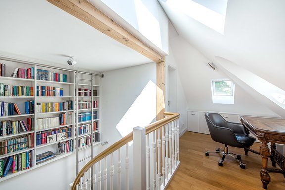 Homeoffice im Dachgeschoss