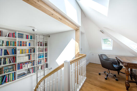 Homeoffice im Dachgeschoss
